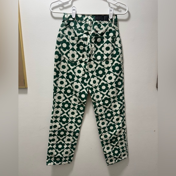 PacSun High-Waist Geo Daisy Print Straight Jeans - Picture 5 of 13
